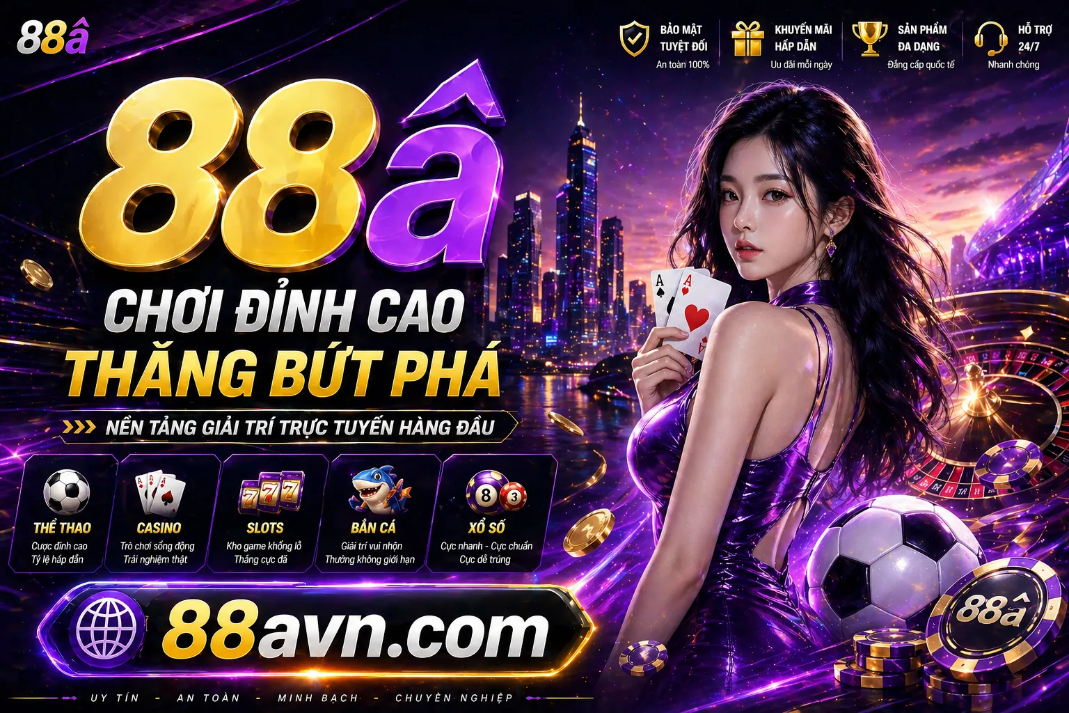 Bàn Roulette với các khu vực đặt cược được đánh dấu
